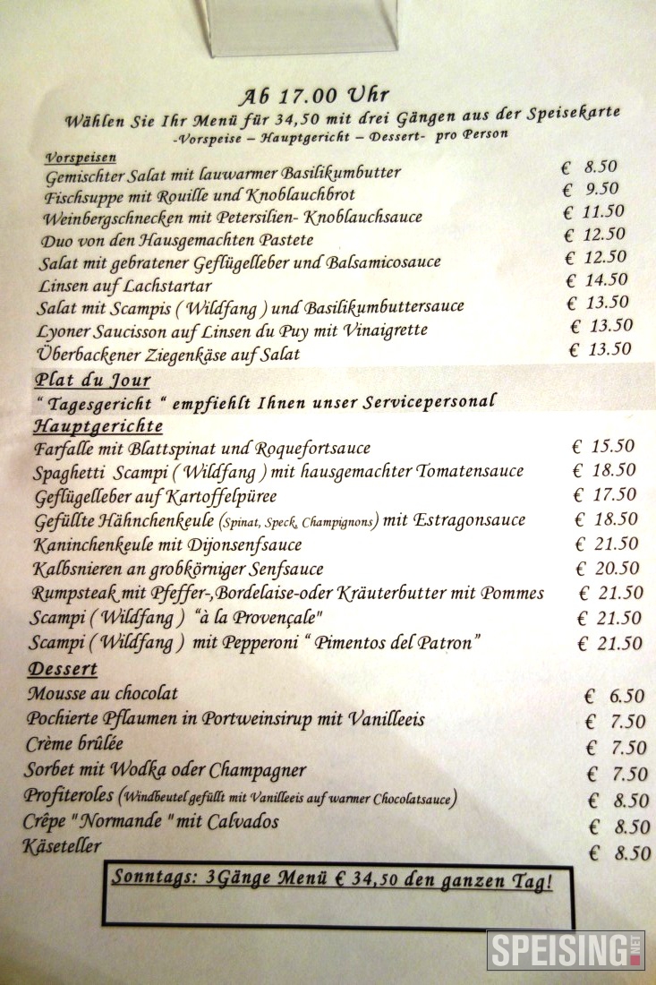 Le Plat du Jour (D - Hamburg)