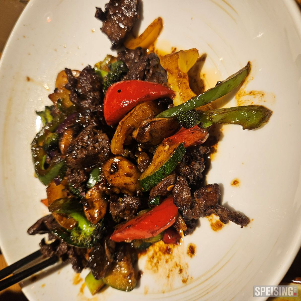 H�hnerleber in Flammen